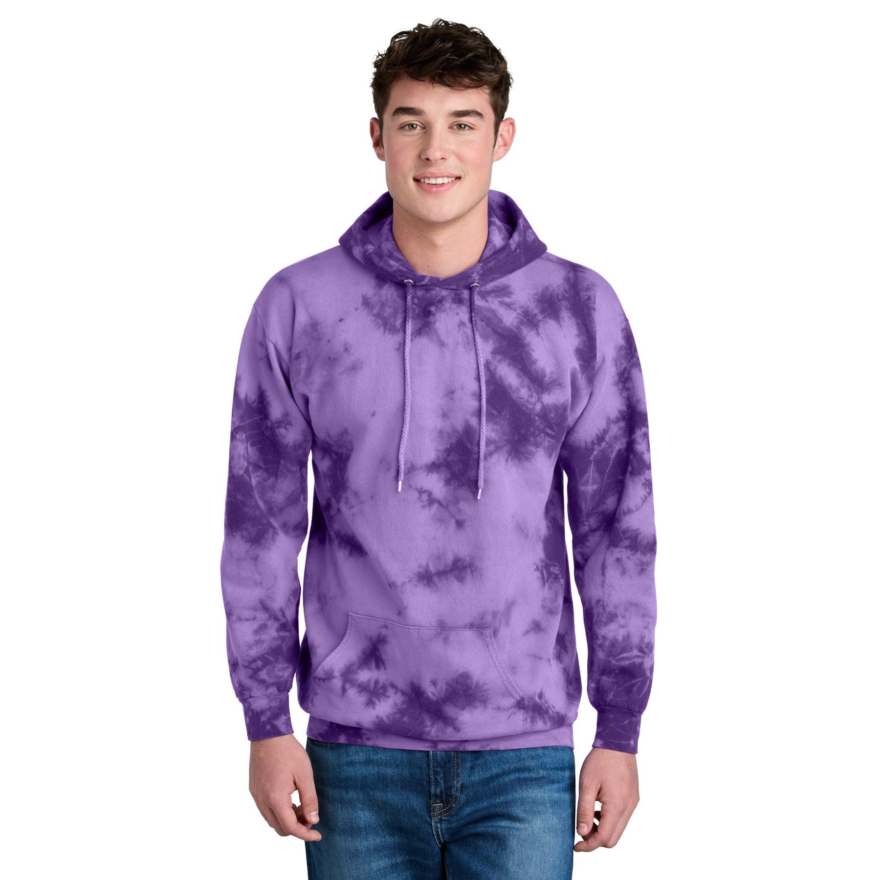 Port & Company-Port & Company® Crystal Tie-Dye Pullover Hoodie PC144-MedTech-6
