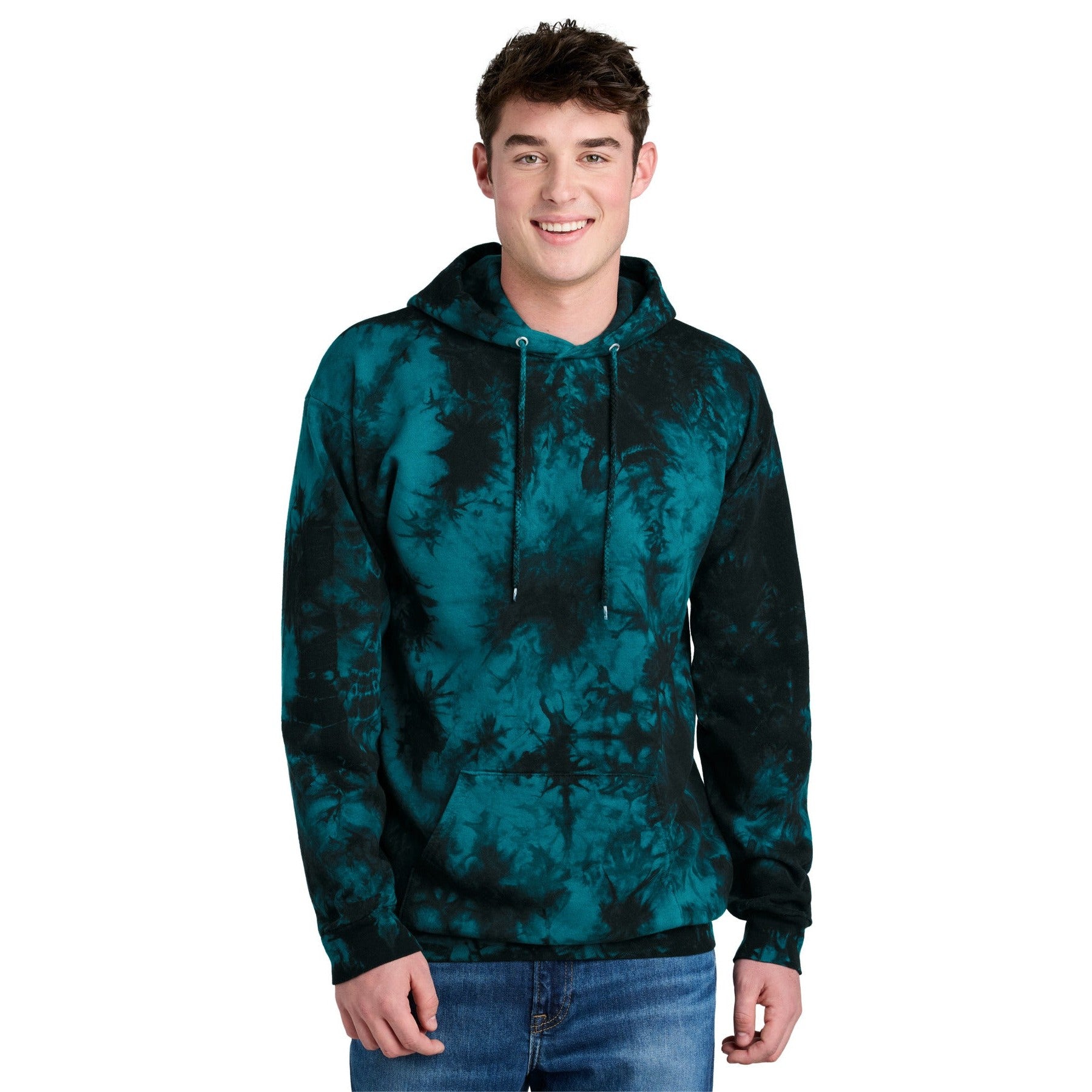 Port & Company-Port & Company® Crystal Tie-Dye Pullover Hoodie PC144-MedTech-3