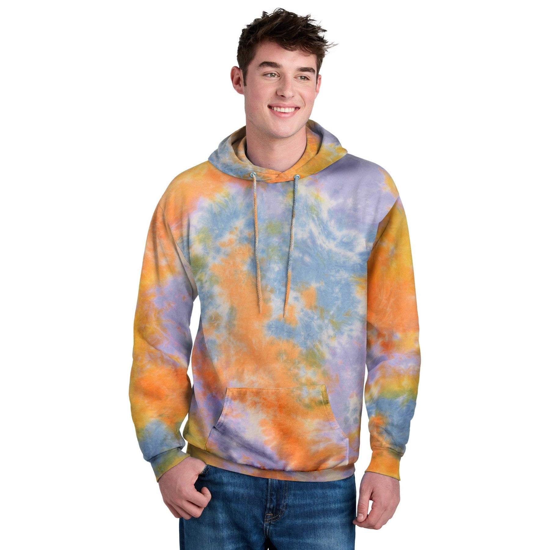 Port & Company-Port & Company® Crystal Tie-Dye Pullover Hoodie PC144-MedTech-7