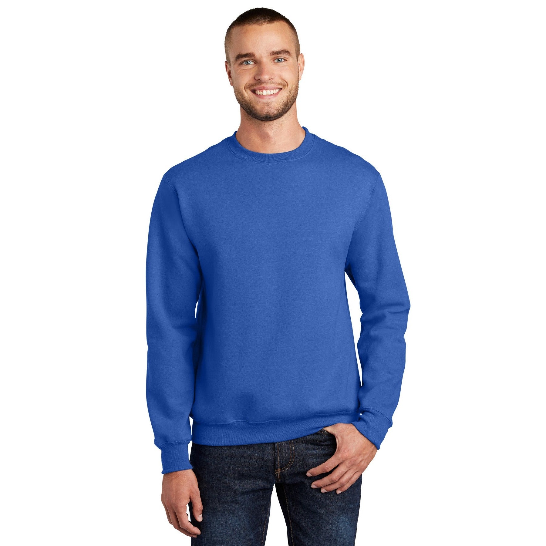 Port & Company-Port & Company® - Essential Fleece Crewneck Sweatshirt. PC90-MedTech-13