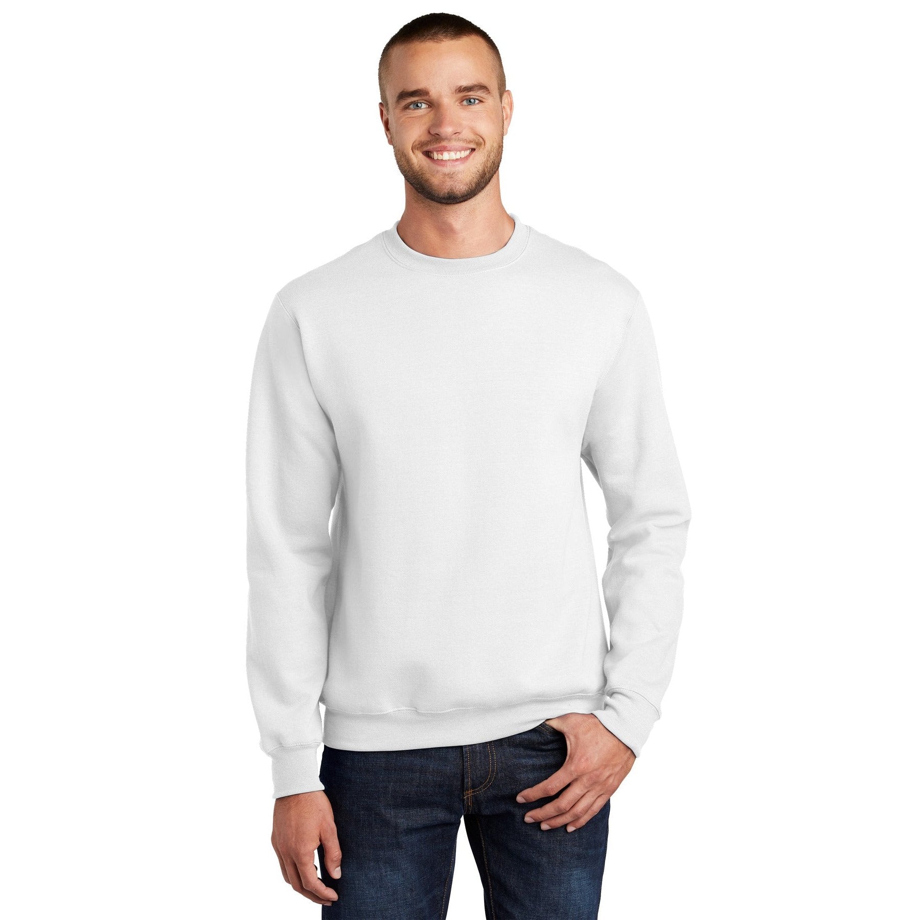 Port & Company-Port & Company® - Essential Fleece Crewneck Sweatshirt. PC90-MedTech-16