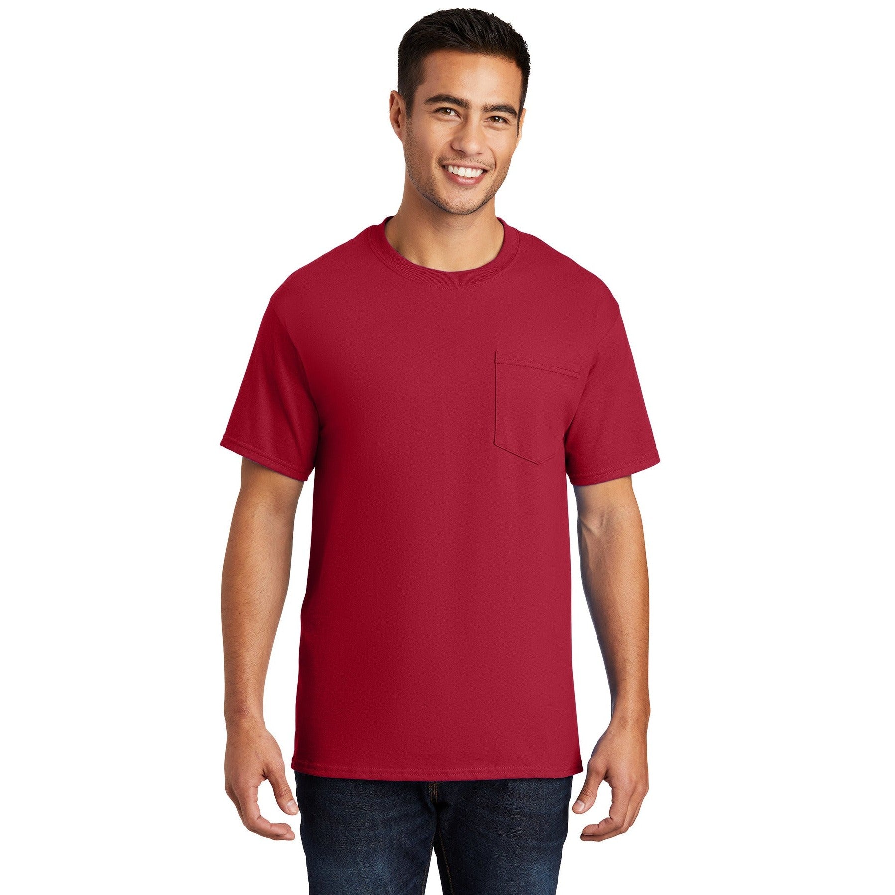 Port & Company-Port & Company® - Essential Pocket Tee. PC61P-MedTech-14