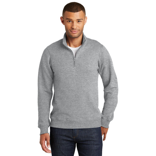 Port & Company-Port & Company® Fan Favorite Fleece 1/4-Zip Pullover Sweatshirt. PC850Q-MedTech-1
