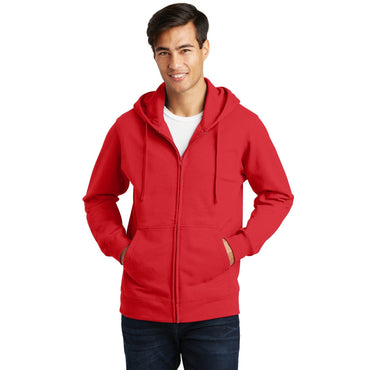 Port & Company-Port & Company® Fan Favorite Fleece Full-Zip Hooded Sweatshirt. PC850ZH-MedTech-2
