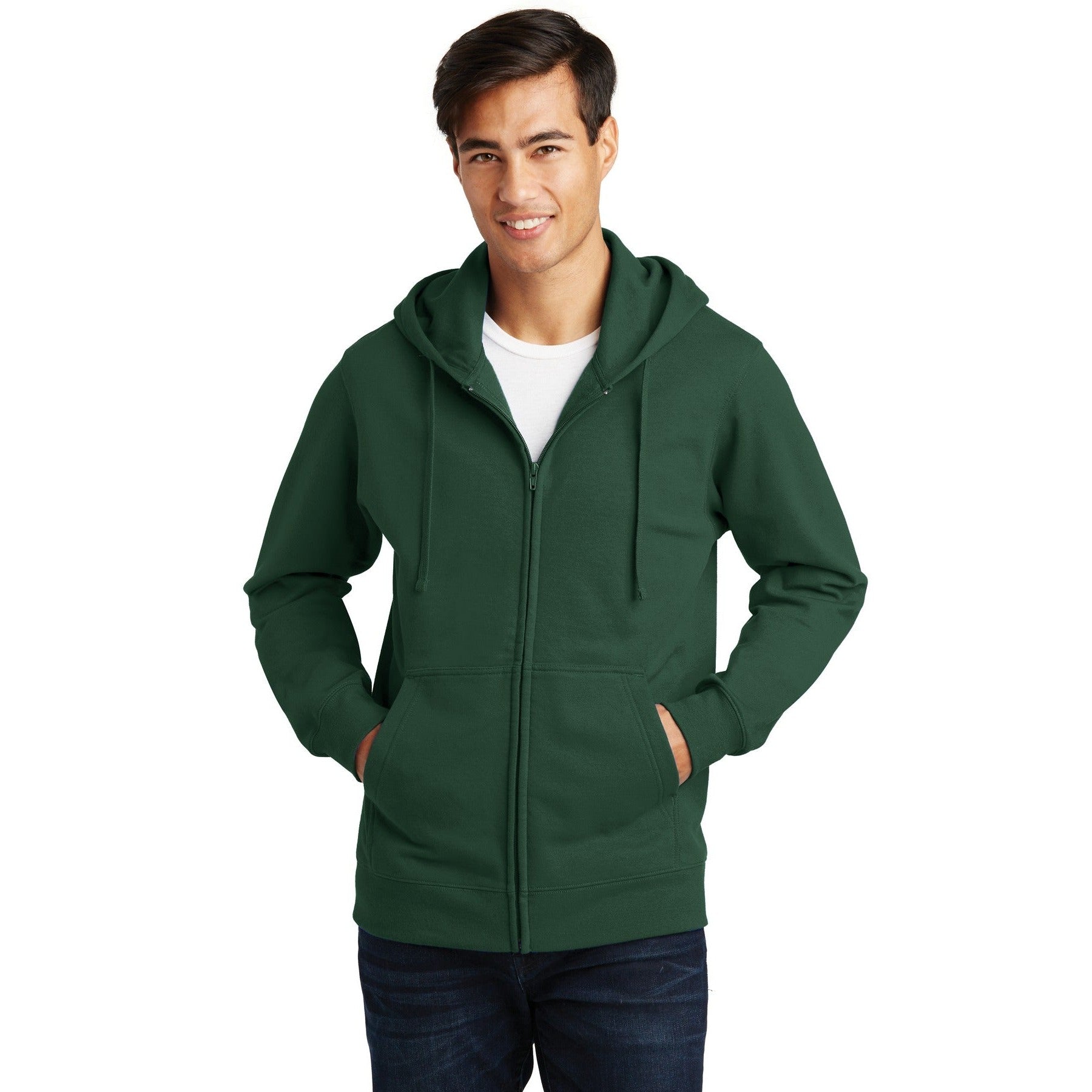 Port & Company-Port & Company® Fan Favorite Fleece Full-Zip Hooded Sweatshirt. PC850ZH-MedTech-5
