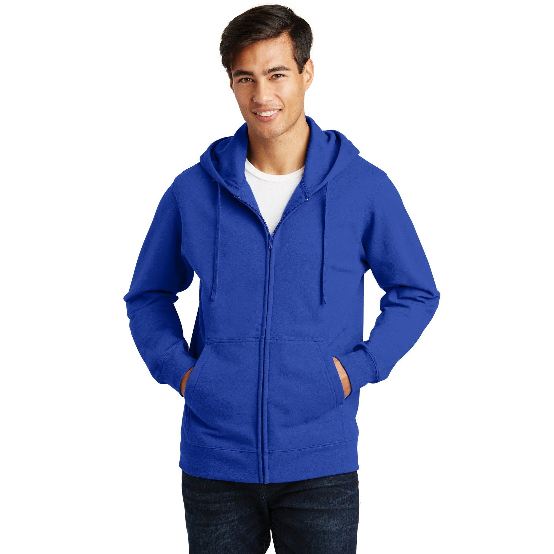 Port & Company-Port & Company® Fan Favorite Fleece Full-Zip Hooded Sweatshirt. PC850ZH-MedTech-10