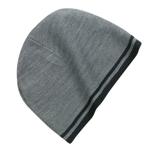Port & Company-Port & Company® Fine Knit Skull Cap with Stripes. CP93-MedTech-1