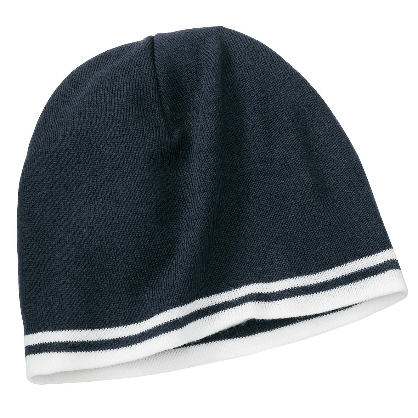 Port & Company-Port & Company® Fine Knit Skull Cap with Stripes. CP93-MedTech-2