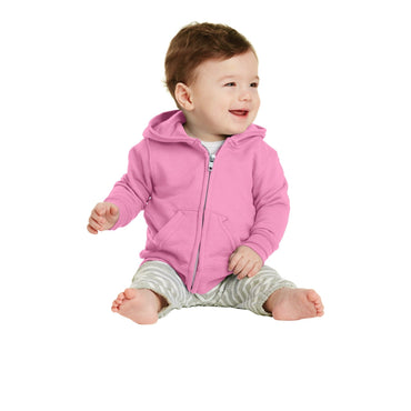 Port & Company-Port & Company® Infant Core Fleece Full-Zip Hooded Sweatshirt. CAR78IZH-MedTech-2