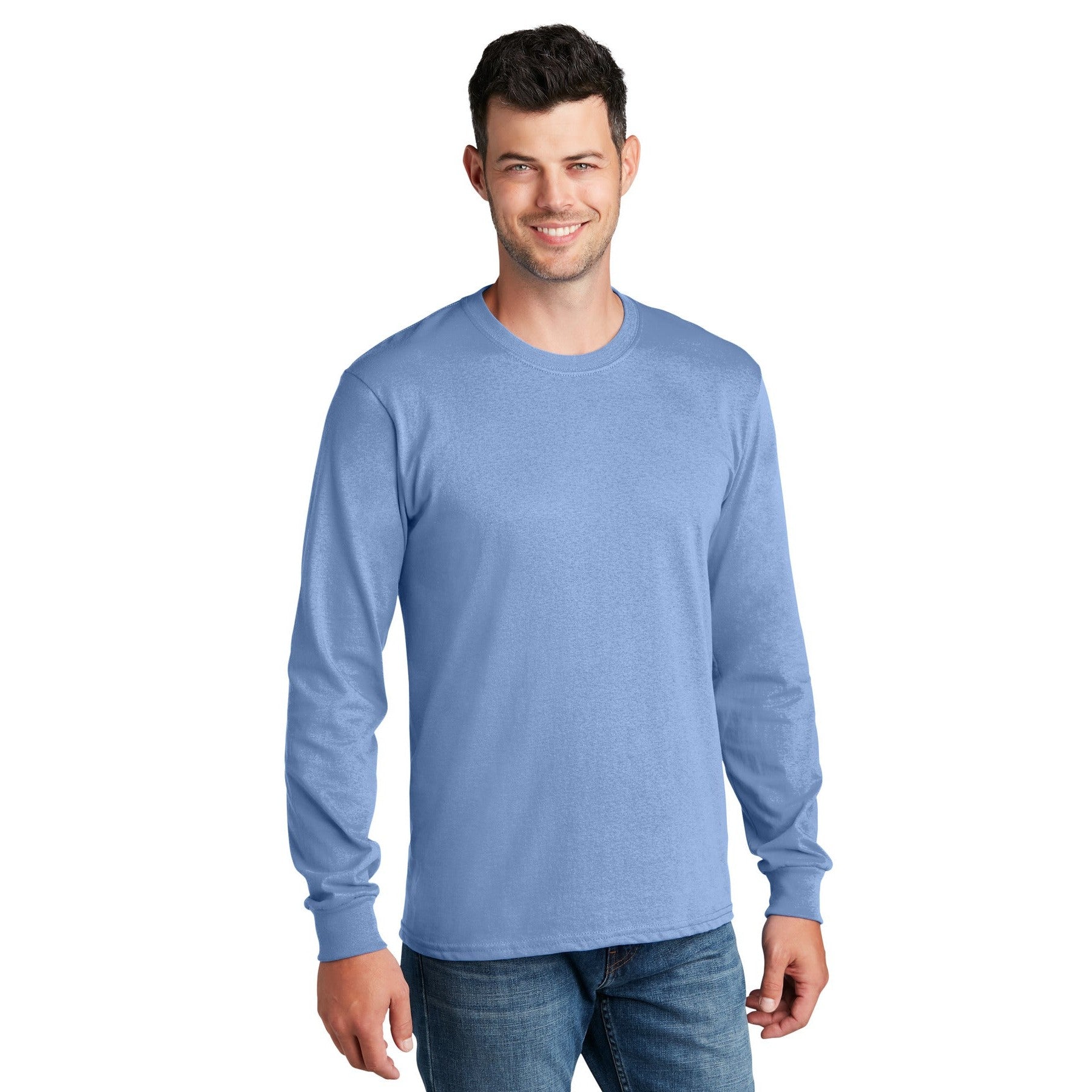 Port & Company-Port & Company® - Long Sleeve Core Cotton Tee. PC54LS-MedTech-12