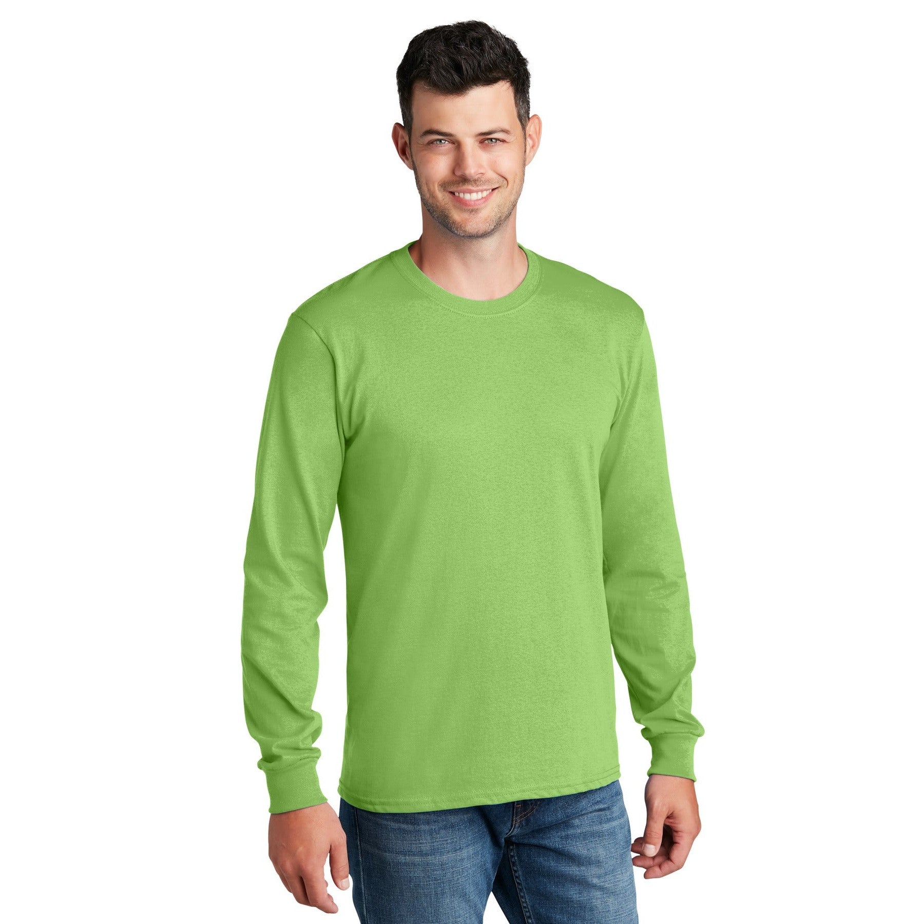 Port & Company-Port & Company® - Long Sleeve Core Cotton Tee. PC54LS-MedTech-13