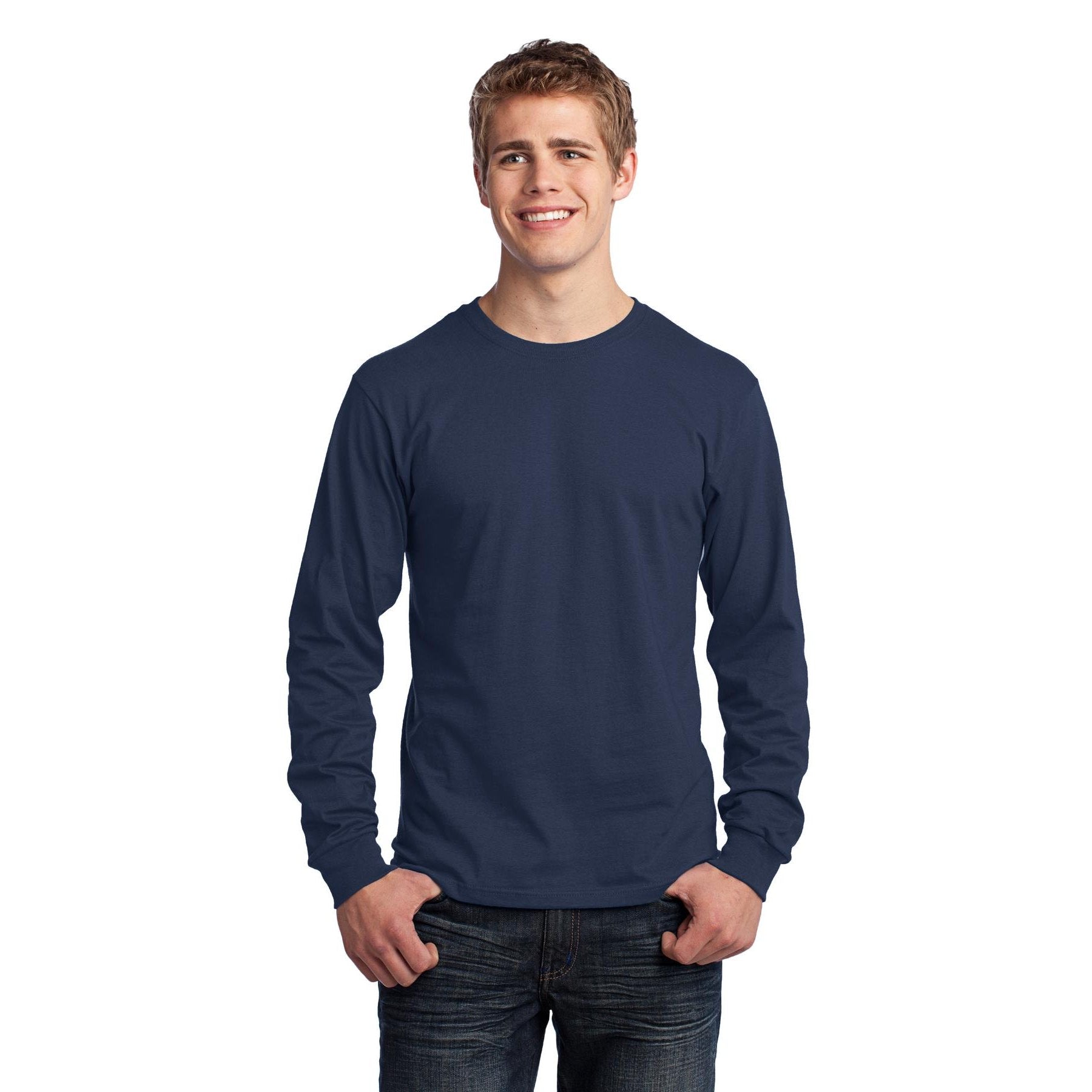 Port & Company-Port & Company® - Long Sleeve Core Cotton Tee. PC54LS-MedTech-14