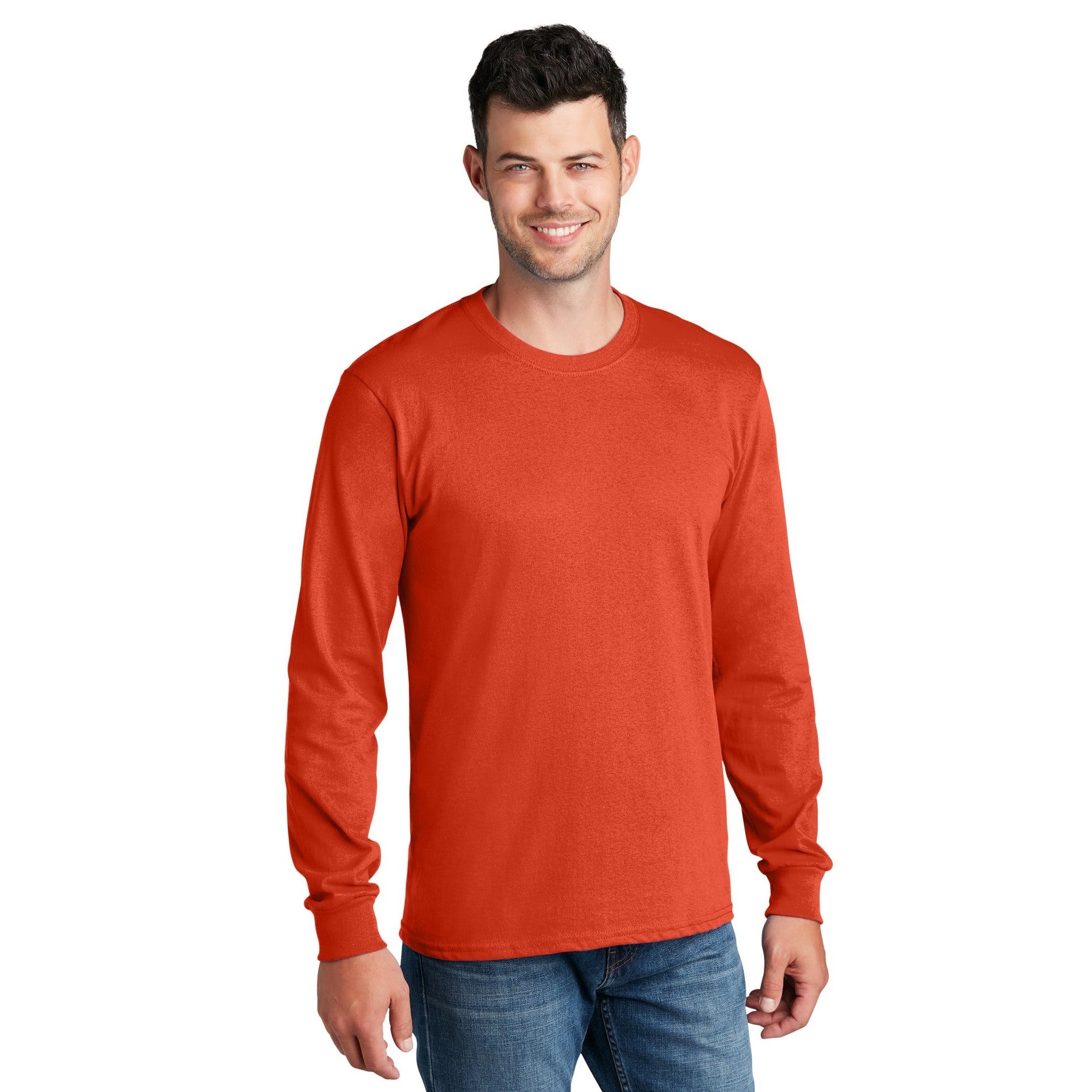 Port & Company-Port & Company® - Long Sleeve Core Cotton Tee. PC54LS-MedTech-15