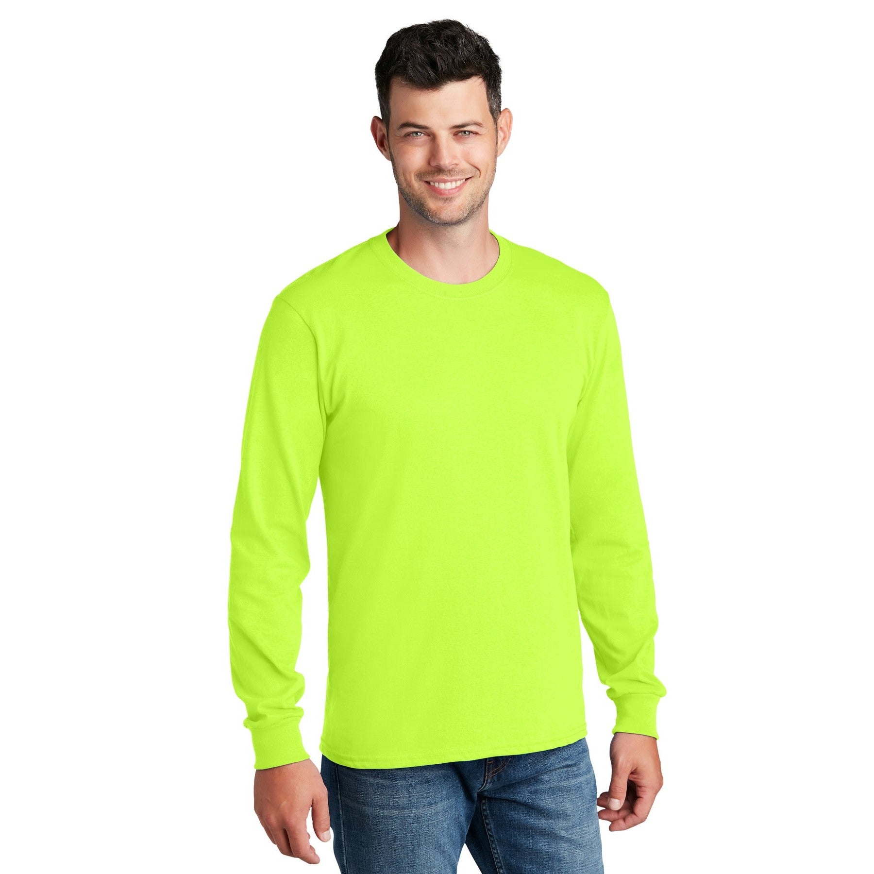 Port & Company-Port & Company® - Long Sleeve Core Cotton Tee. PC54LS-MedTech-19