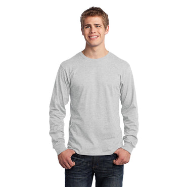 Port & Company-Port & Company® - Long Sleeve Core Cotton Tee. PC54LS-MedTech-2