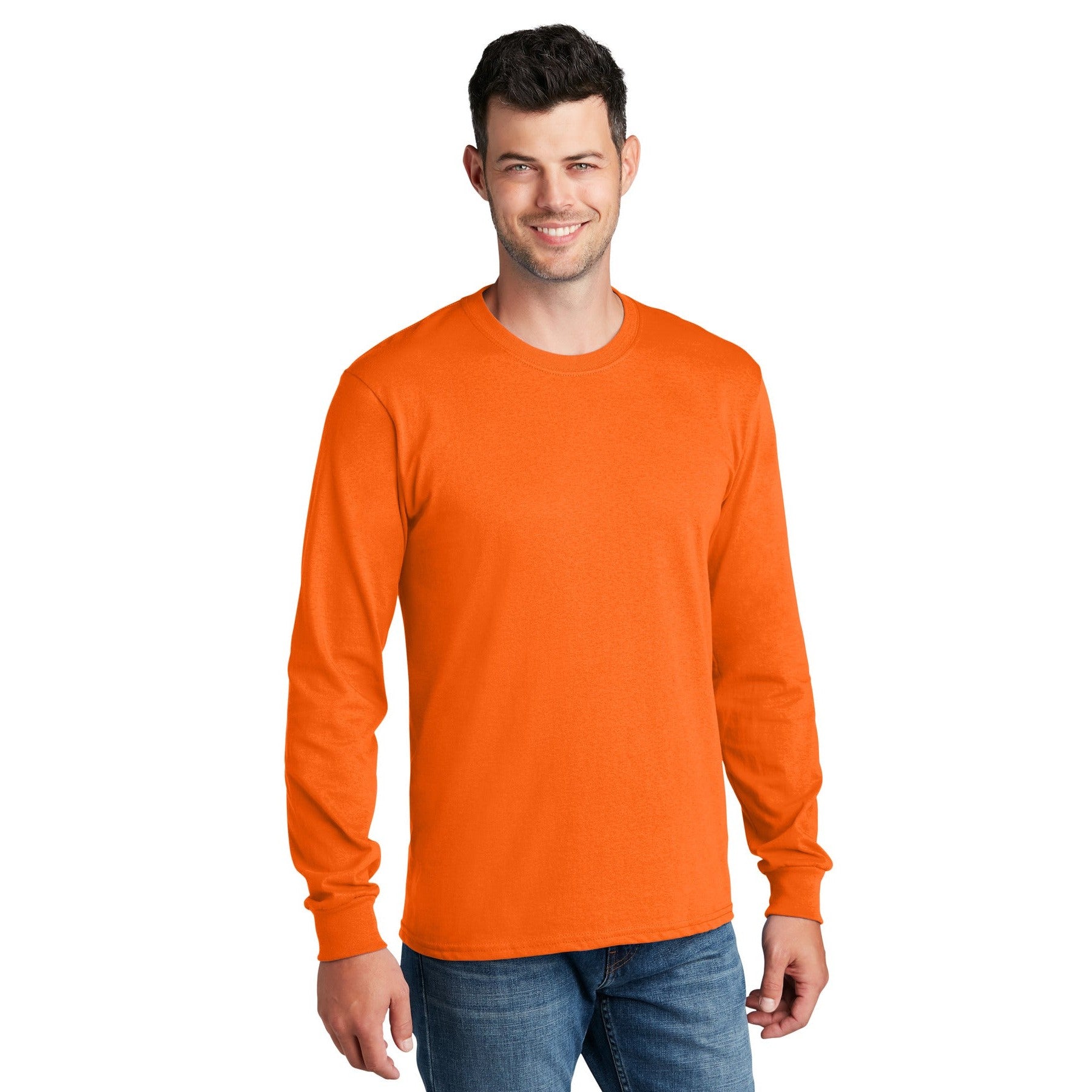 Port & Company-Port & Company® - Long Sleeve Core Cotton Tee. PC54LS-MedTech-20