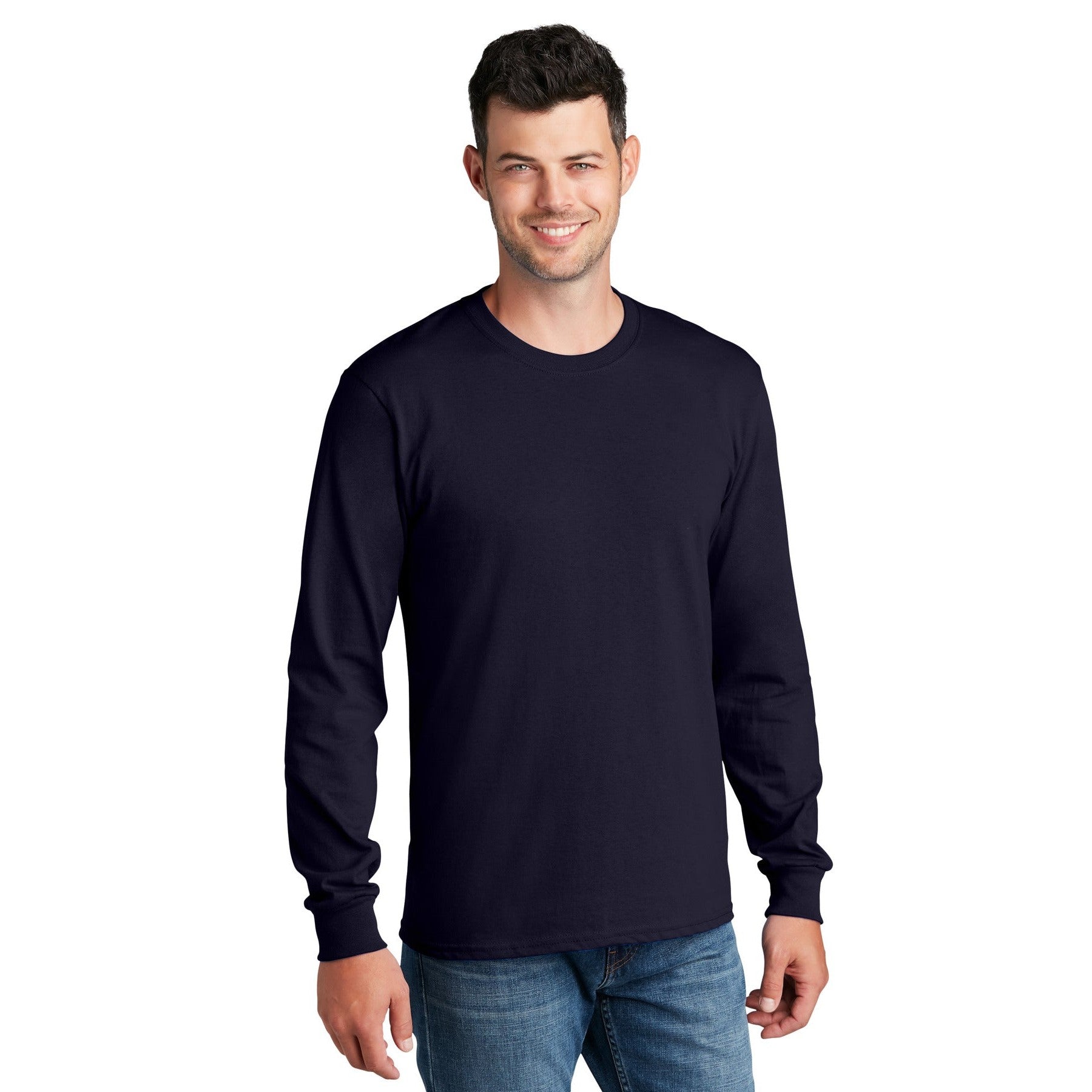 Port & Company-Port & Company® - Long Sleeve Core Cotton Tee. PC54LS-MedTech-22