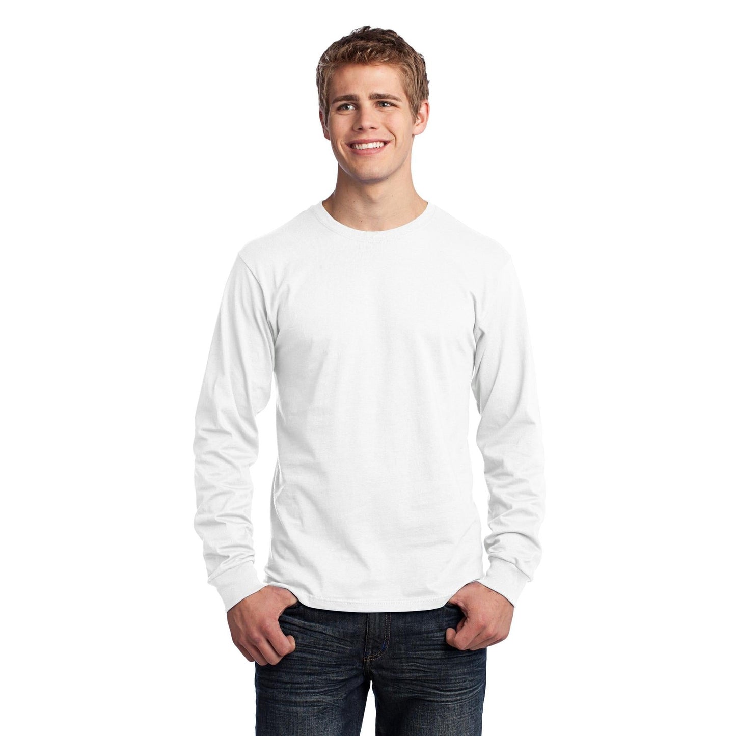 Port & Company-Port & Company® - Long Sleeve Core Cotton Tee. PC54LS-MedTech-23