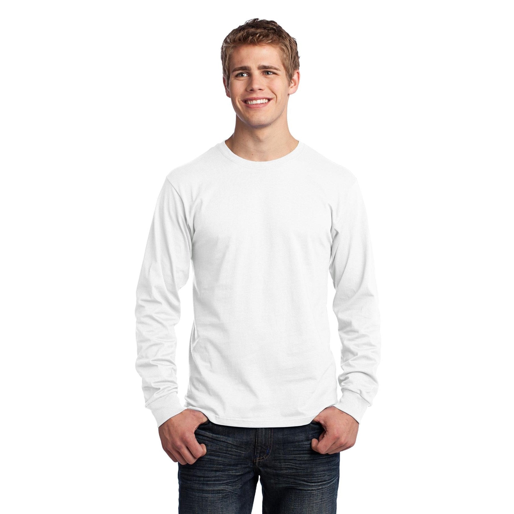 Port & Company-Port & Company® - Long Sleeve Core Cotton Tee. PC54LS-MedTech-23