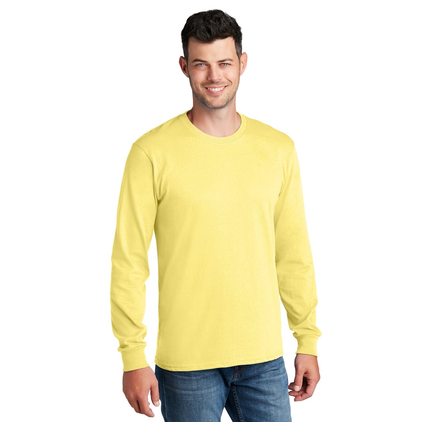 Port & Company-Port & Company® - Long Sleeve Core Cotton Tee. PC54LS-MedTech-24