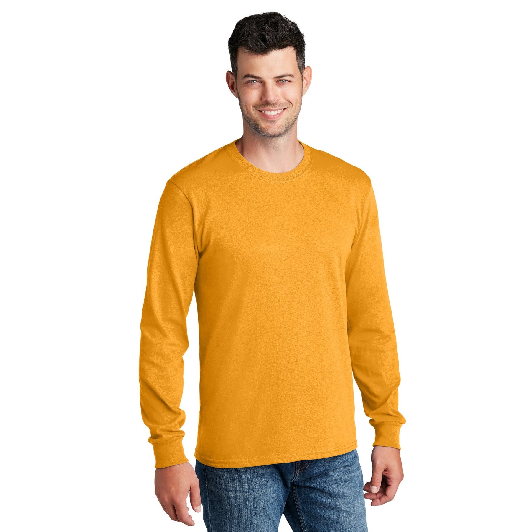 Port & Company-Port & Company® - Long Sleeve Core Cotton Tee. PC54LS-MedTech-8