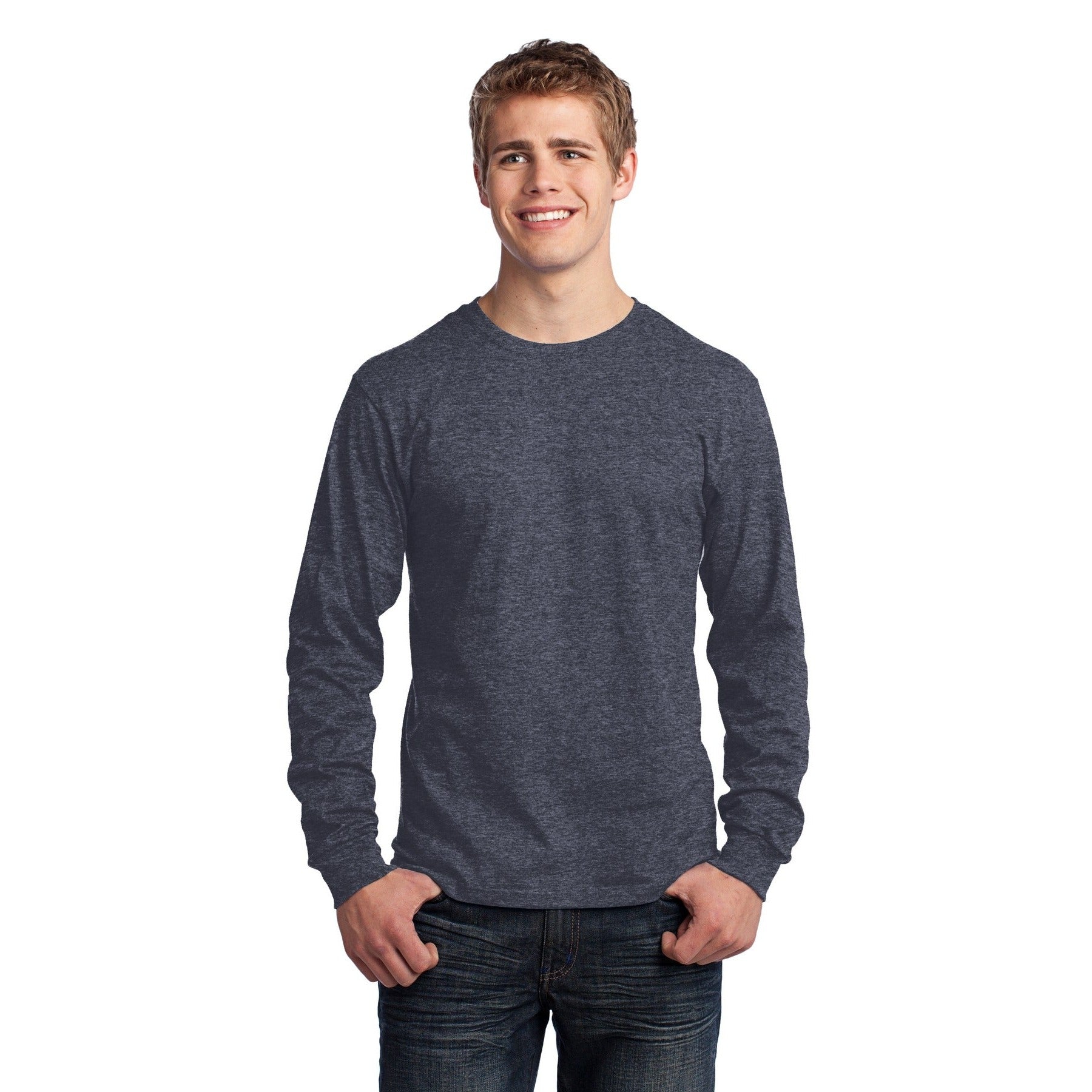 Port & Company-Port & Company® - Long Sleeve Core Cotton Tee. PC54LS-MedTech-9