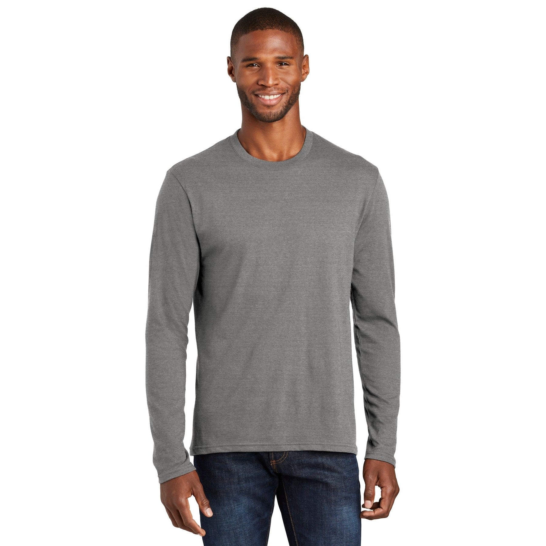 Port & Company-Port & Company ® Long Sleeve Fan Favorite ™ Blend Tee. PC455LS-MedTech-3