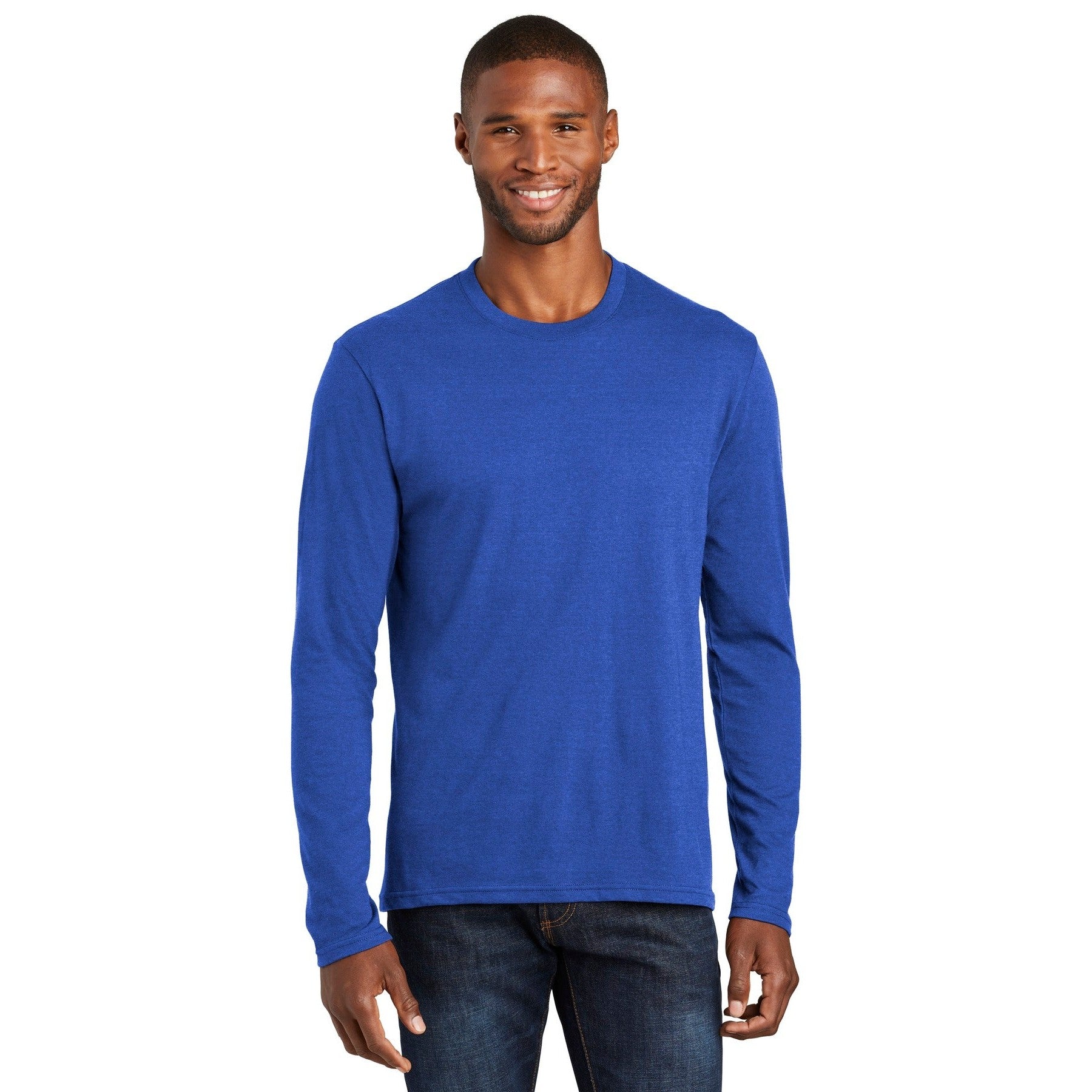 Port & Company-Port & Company ® Long Sleeve Fan Favorite ™ Blend Tee. PC455LS-MedTech-6