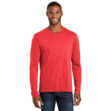 Port & Company-Port & Company ® Long Sleeve Fan Favorite ™ Blend Tee. PC455LS-MedTech-2