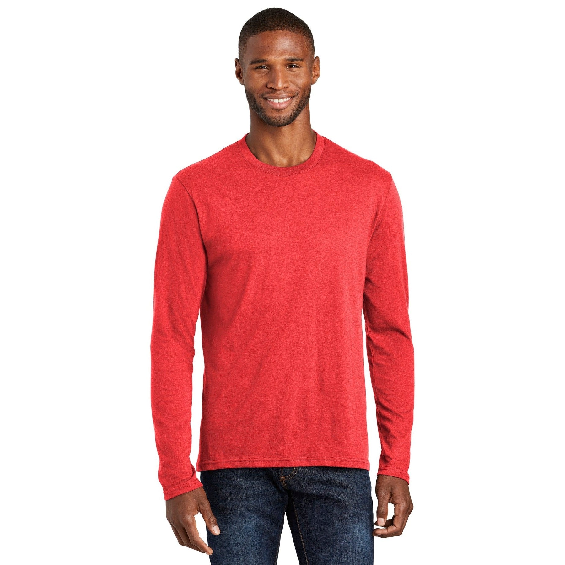 Port & Company-Port & Company ® Long Sleeve Fan Favorite ™ Blend Tee. PC455LS-MedTech-2