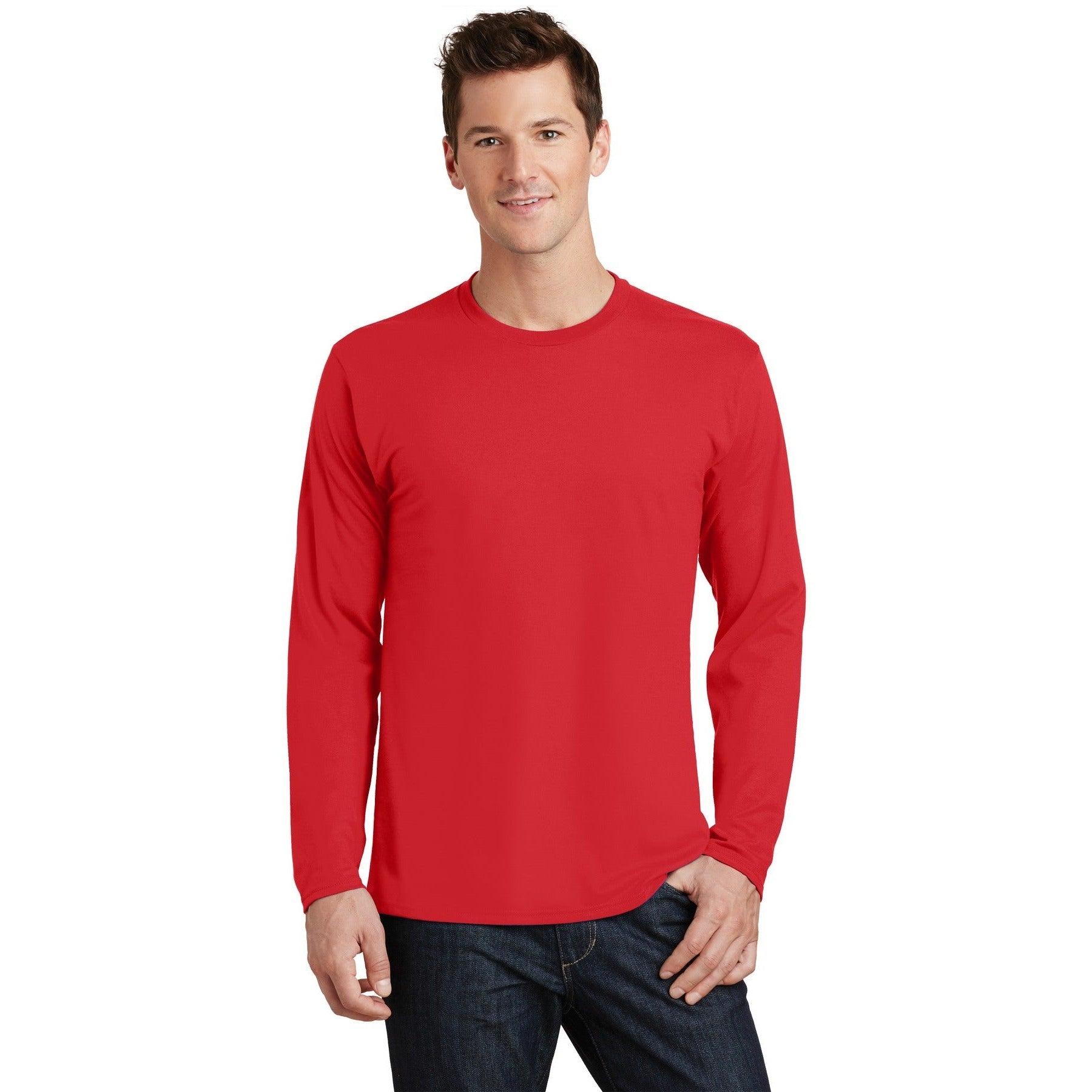 Port & Company-Port & Company® Long Sleeve Fan Favorite Tee. PC450LS-MedTech-5