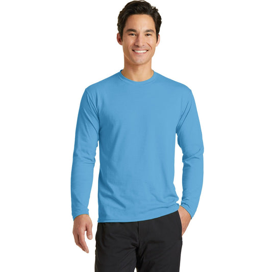 Port & Company-Port & Company® Long Sleeve Performance Blend Tee. PC381LS-MedTech-1
