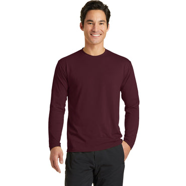 Port & Company-Port & Company® Long Sleeve Performance Blend Tee. PC381LS-MedTech-2