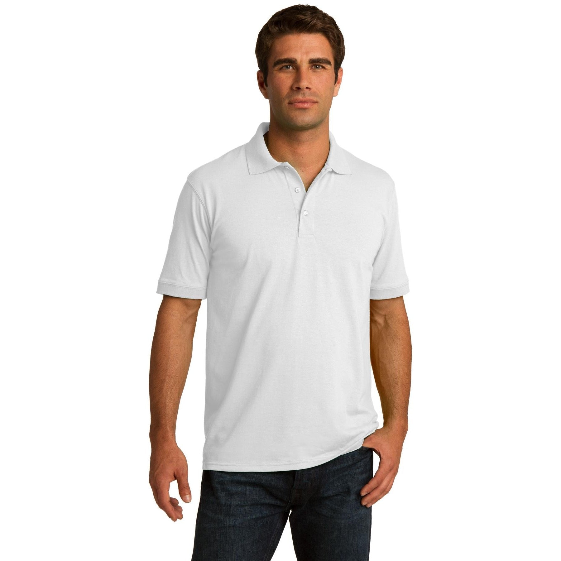 Port & Company-Port & Company® Tall Core Blend Jersey Knit Polo. KP55T-MedTech-18