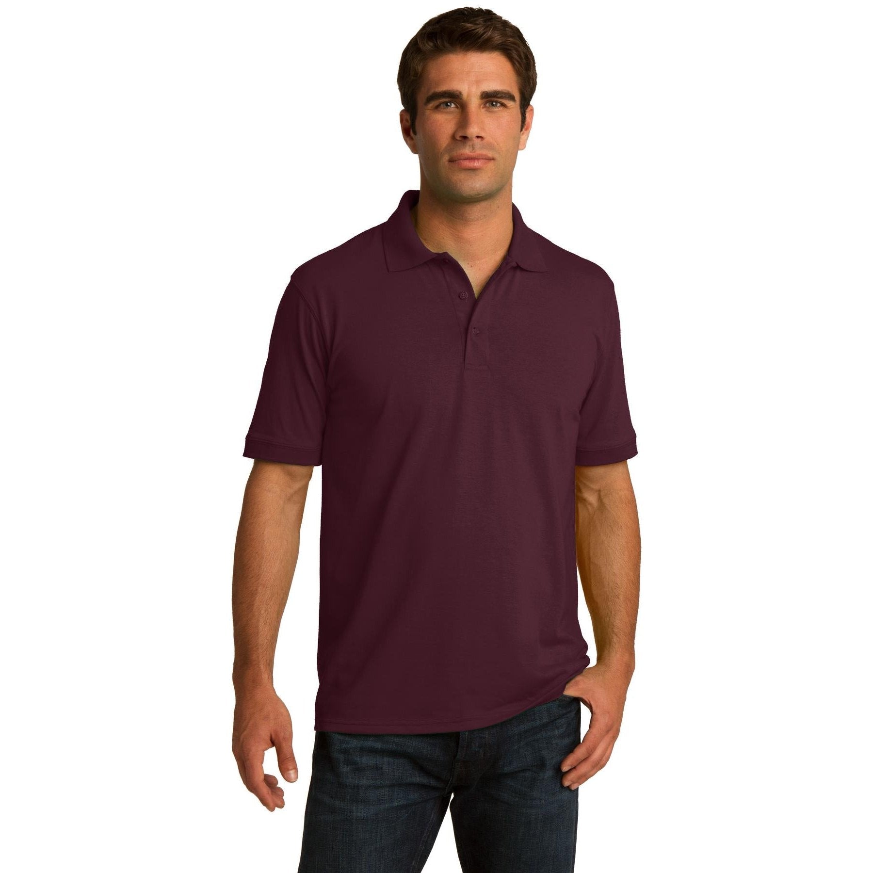 Port & Company-Port & Company® Tall Core Blend Jersey Knit Polo. KP55T-MedTech-3