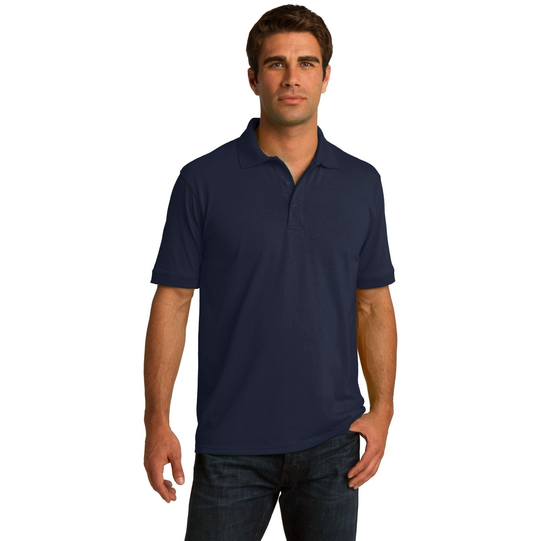Port & Company-Port & Company® Tall Core Blend Jersey Knit Polo. KP55T-MedTech-6