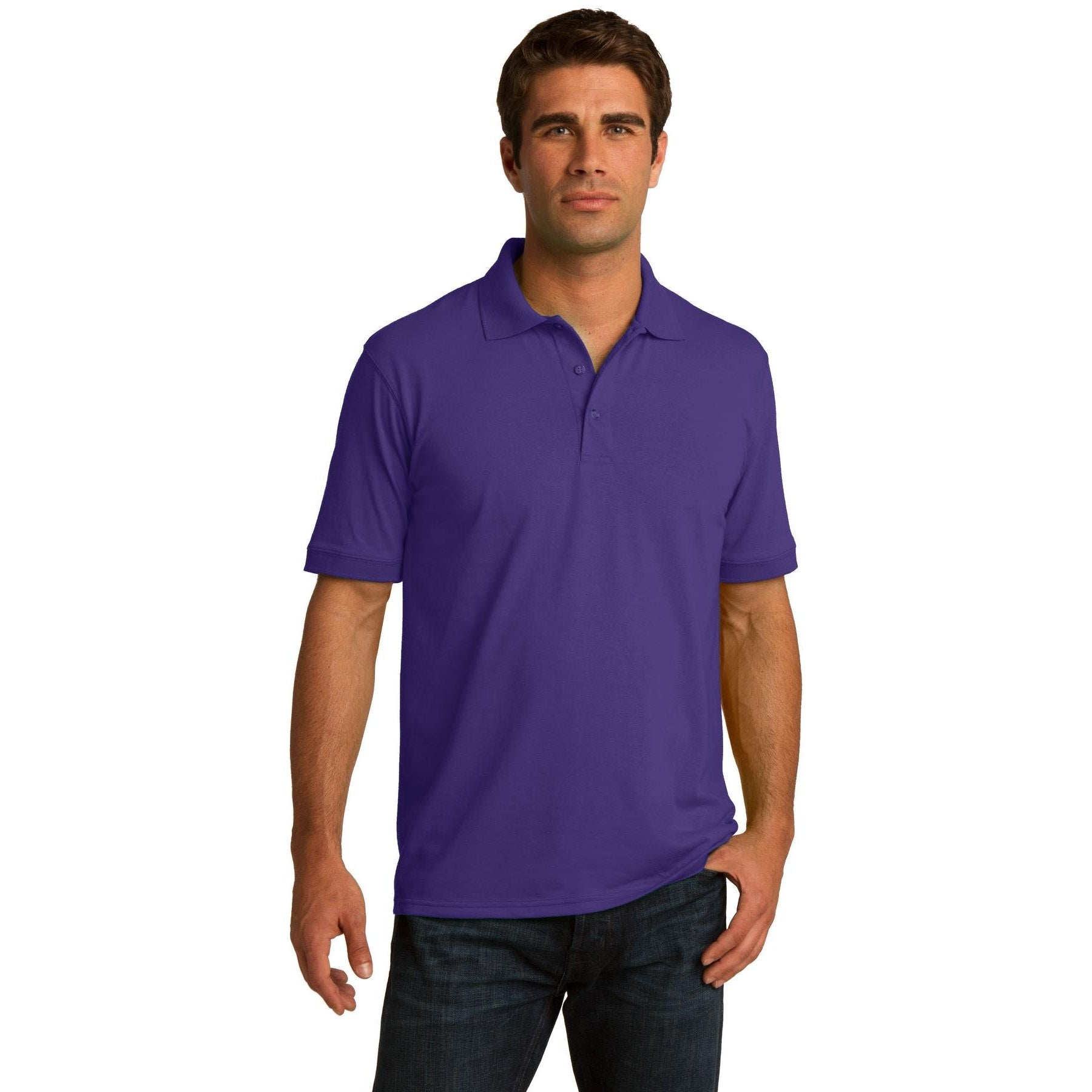Port & Company-Port & Company® Tall Core Blend Jersey Knit Polo. KP55T-MedTech-12