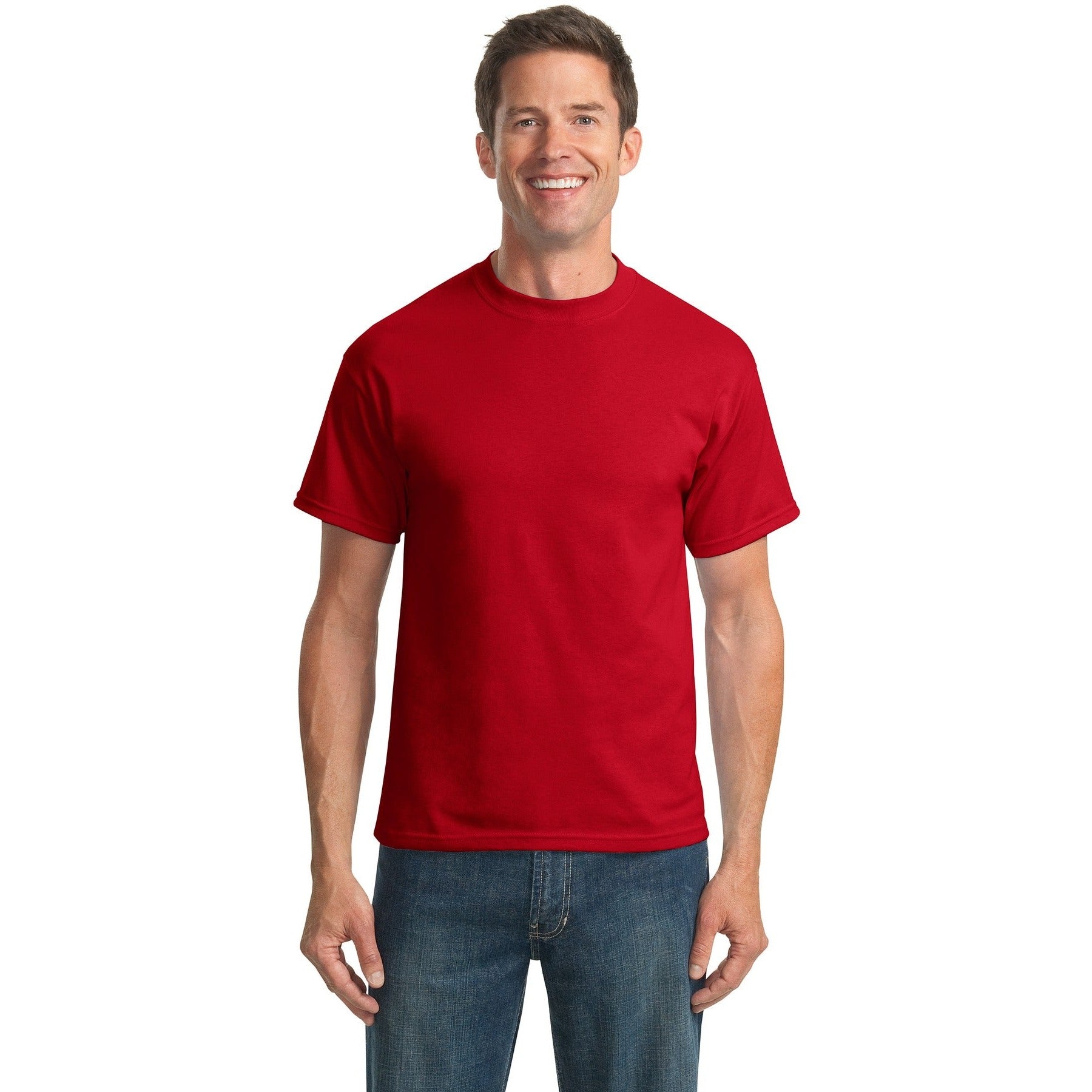 Port & Company-Port & Company® Tall Core Blend Tee. PC55T-MedTech-18