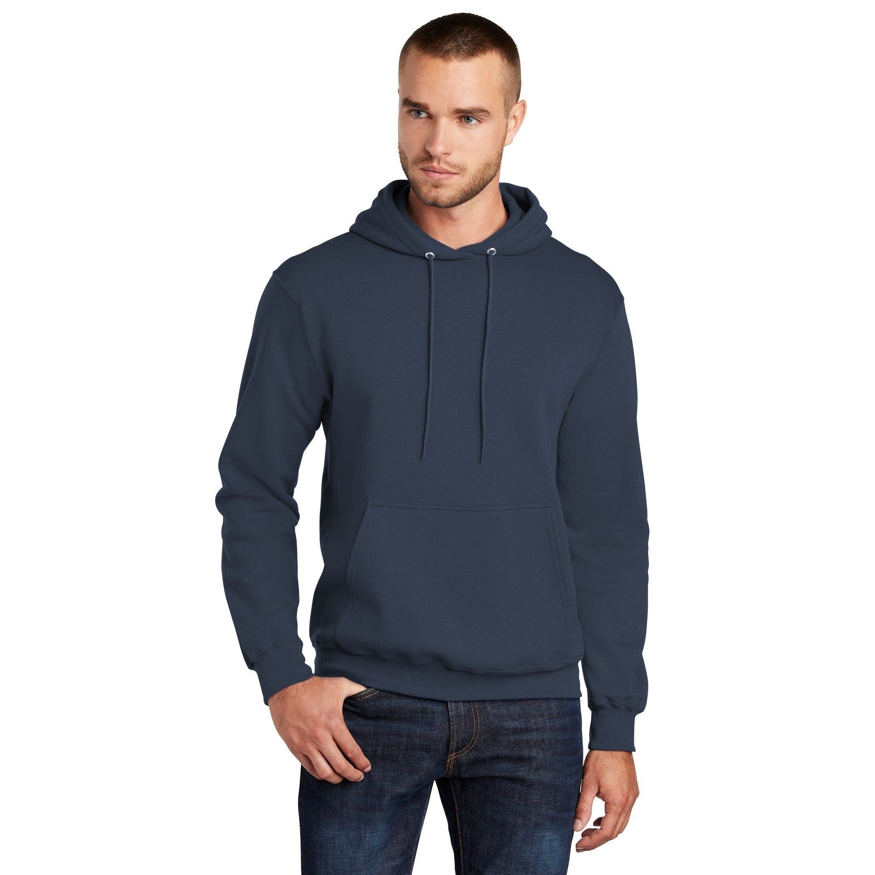 Port & Company-Port & Company ® Tall Core Fleece Pullover Hooded Sweatshirt PC78HT-MedTech-7