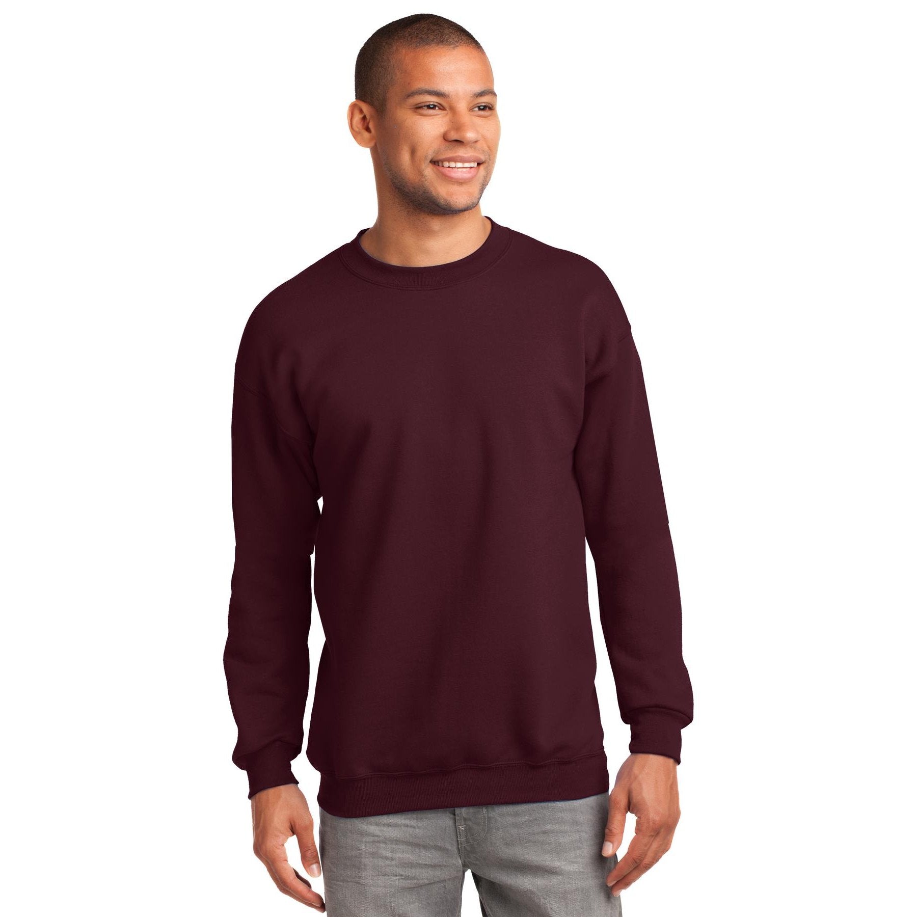 Port & Company-Port & Company® Tall Essential Fleece Crewneck Sweatshirt. PC90T-MedTech-6