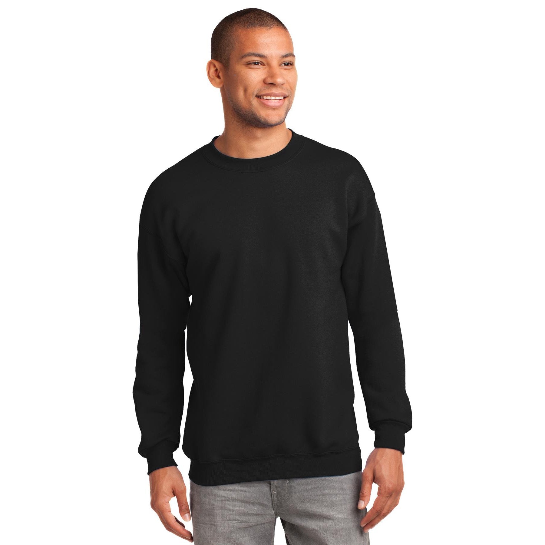 Port & Company-Port & Company® Tall Essential Fleece Crewneck Sweatshirt. PC90T-MedTech-5