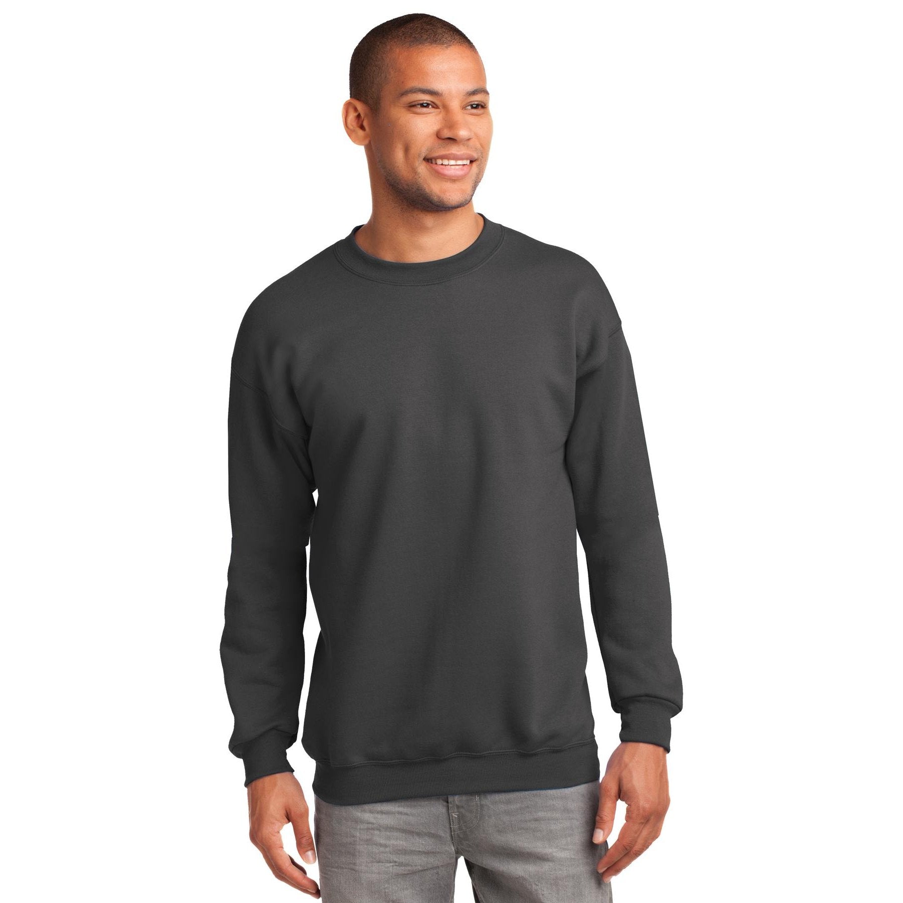 Port & Company-Port & Company® Tall Essential Fleece Crewneck Sweatshirt. PC90T-MedTech-3