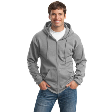 Port & Company-Port & Company® Tall Essential Fleece Full-Zip Hooded Sweatshirt. PC90ZHT-MedTech-2