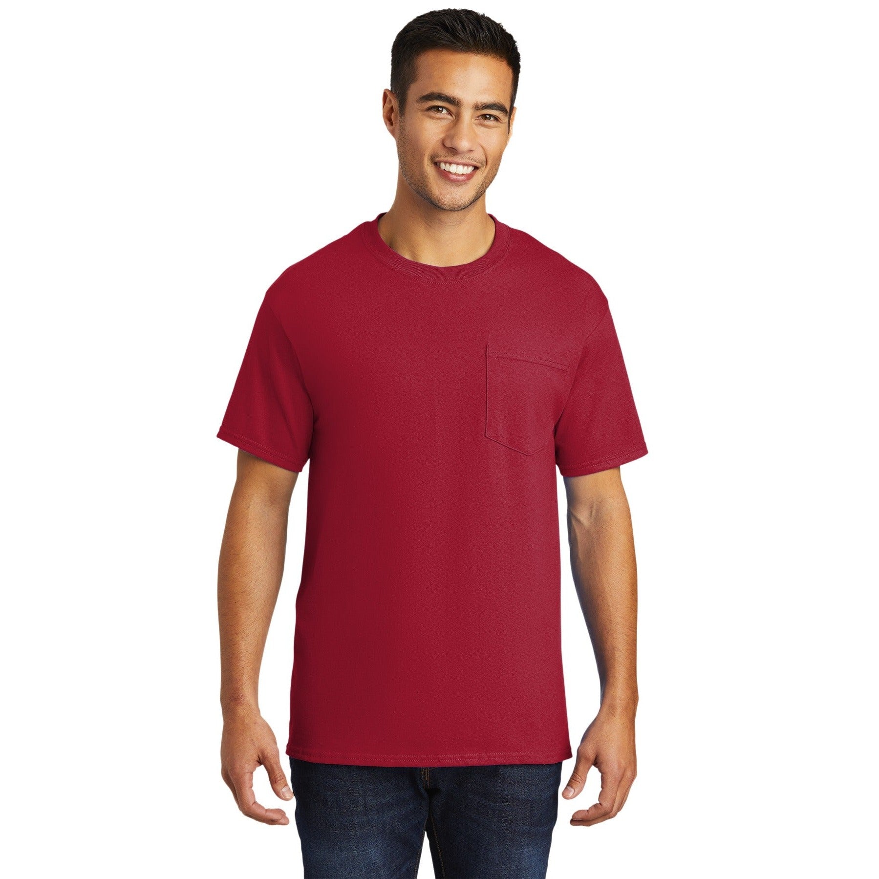 Port & Company-Port & Company® - Tall Essential Pocket Tee. PC61PT-MedTech-13