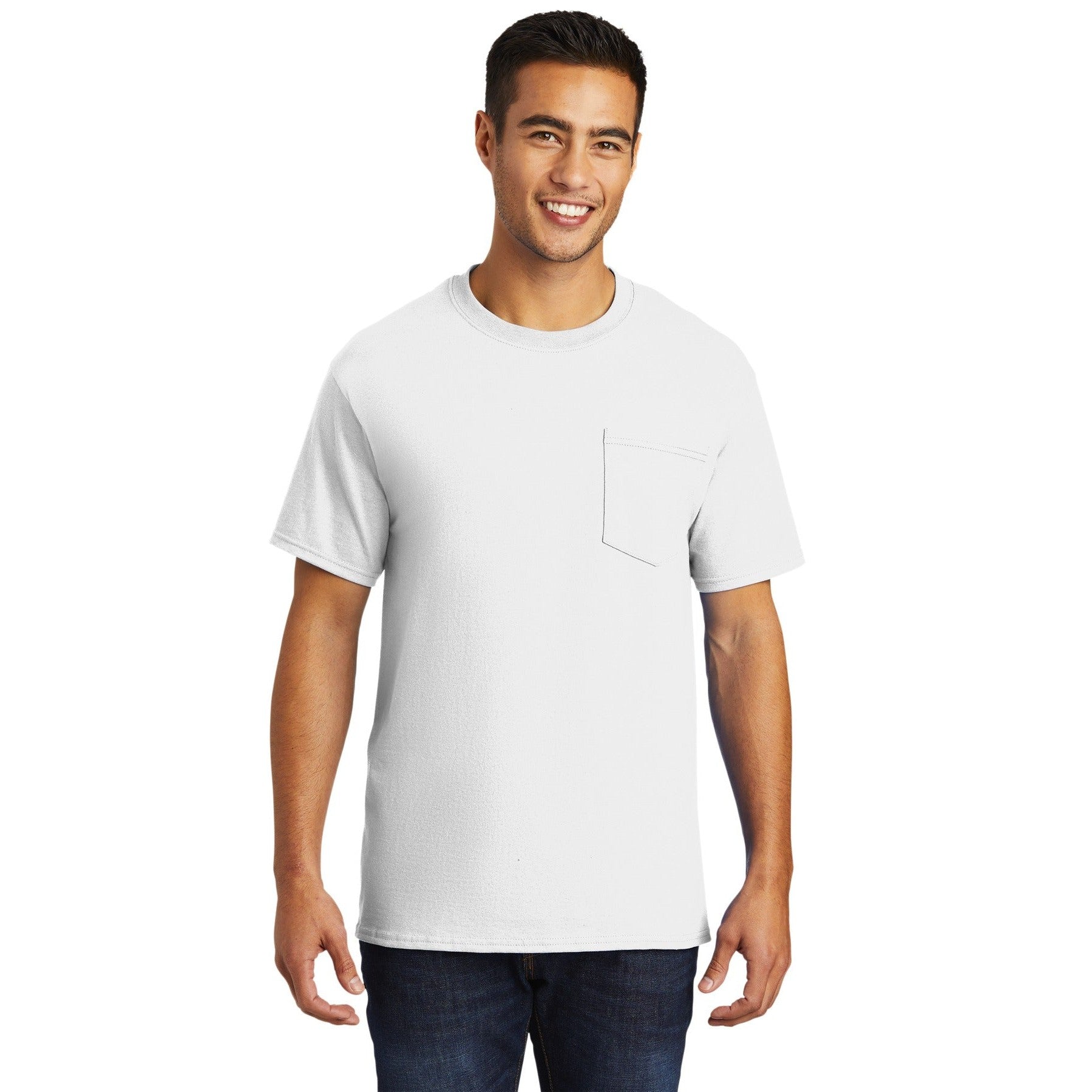 Port & Company-Port & Company® - Tall Essential Pocket Tee. PC61PT-MedTech-16