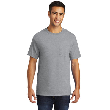 Port & Company-Port & Company® - Tall Essential Pocket Tee. PC61PT-MedTech-2