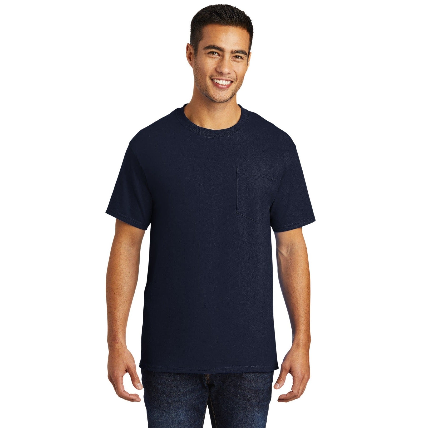Port & Company-Port & Company® - Tall Essential Pocket Tee. PC61PT-MedTech-6