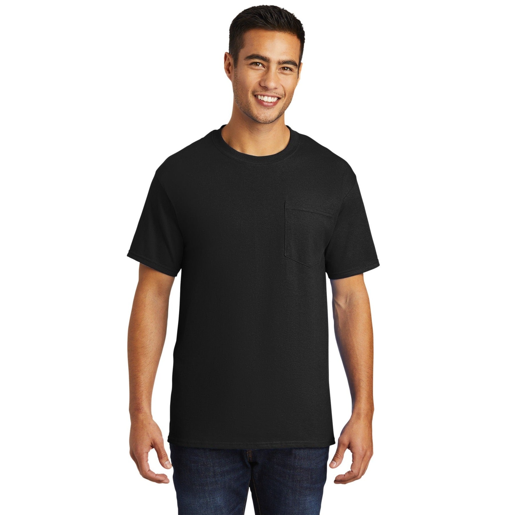 Port & Company-Port & Company® - Tall Essential Pocket Tee. PC61PT-MedTech-7