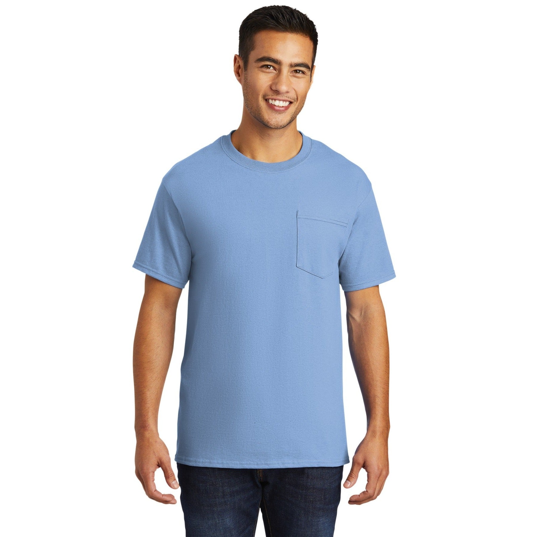 Port & Company-Port & Company® - Tall Essential Pocket Tee. PC61PT-MedTech-8