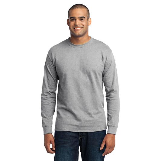 Port & Company-Port & Company® Tall Long Sleeve Core Blend Tee. PC55LST-MedTech-1
